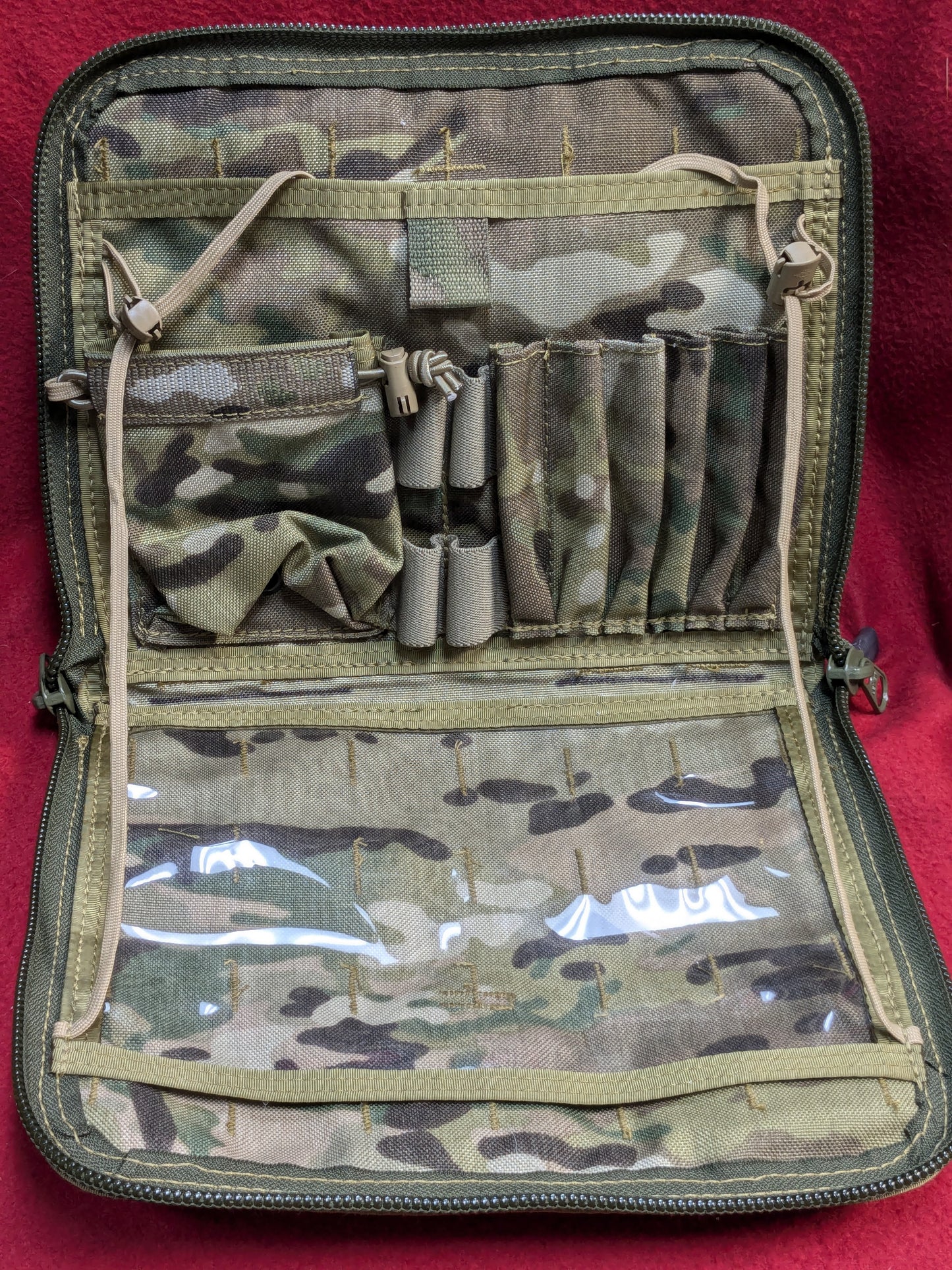 High Speed Gear (HSGI) Admin Pouch, MOLLE compatible Multicam Used (30cr-GUA16)