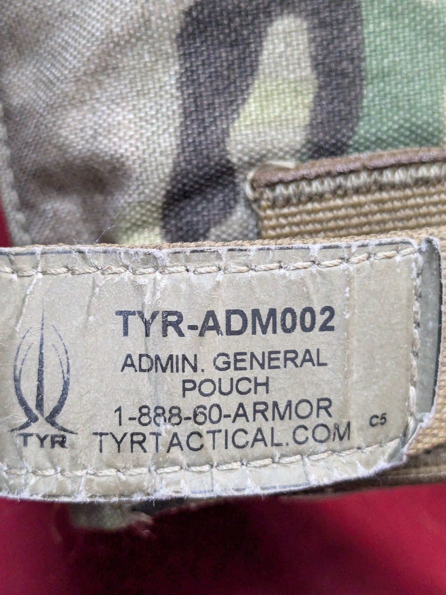 TYR Admin Pouch 6"x 6” General Used  (30cr-GUA27)