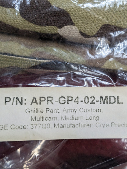 NEW - CRYE Ghillie Set Top Pants Medium Long APR-GP4-02-MDL OCP (04cr-GUA49)