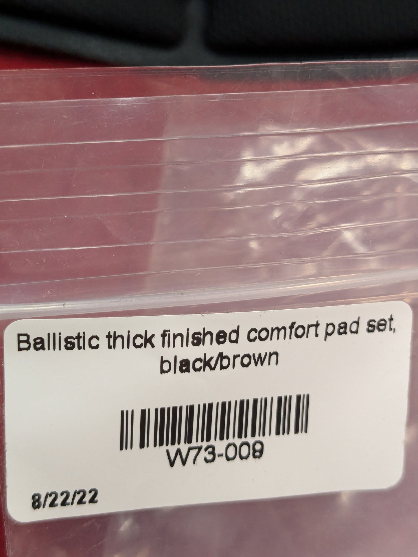 Ballistic Thick Finished Comfort Pad Set, Black/Brown (hp-GUA51)