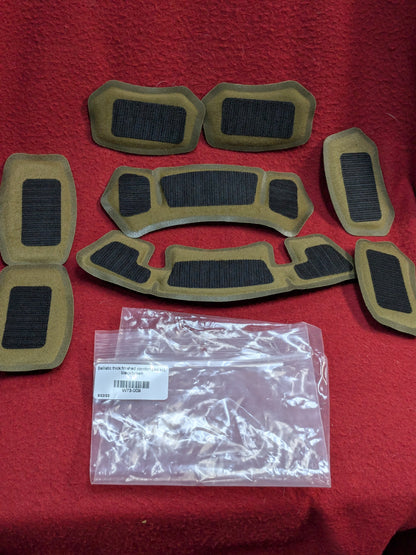 Ballistic Thick Finished Comfort Pad Set, Black/Brown (hp-GUA51)