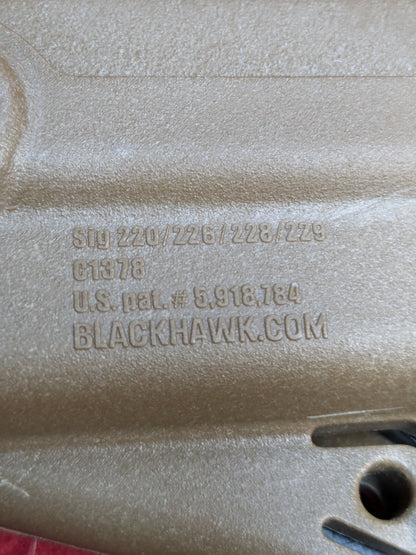 BLACKHAWK Sig 220/ 226/ 228/ 229 Holster Coyote (hc04-GUA68)