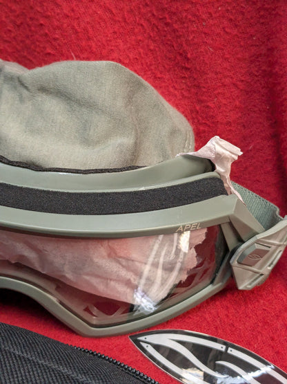 NOS US Army Revision Gray Locust Goggles (cl2- (ab16-GUA76)