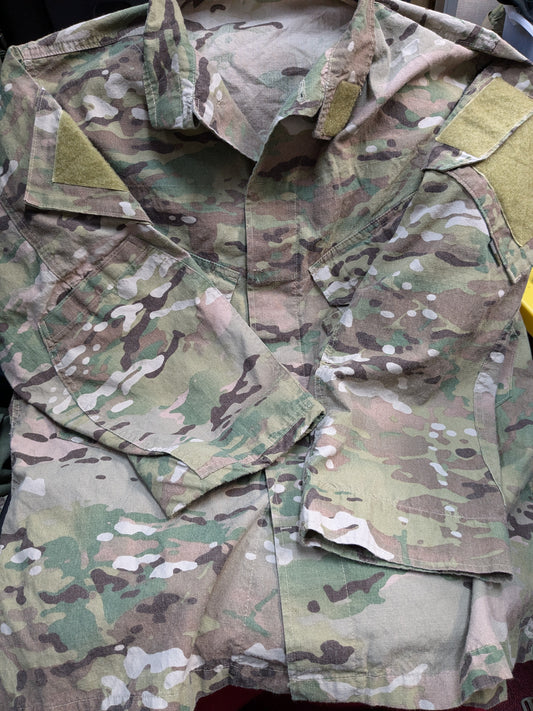 CRYE PRECISION MULTICAM FS4 FR ARMY FIELD SHIRT Large Short Used (ec10-GUA95)