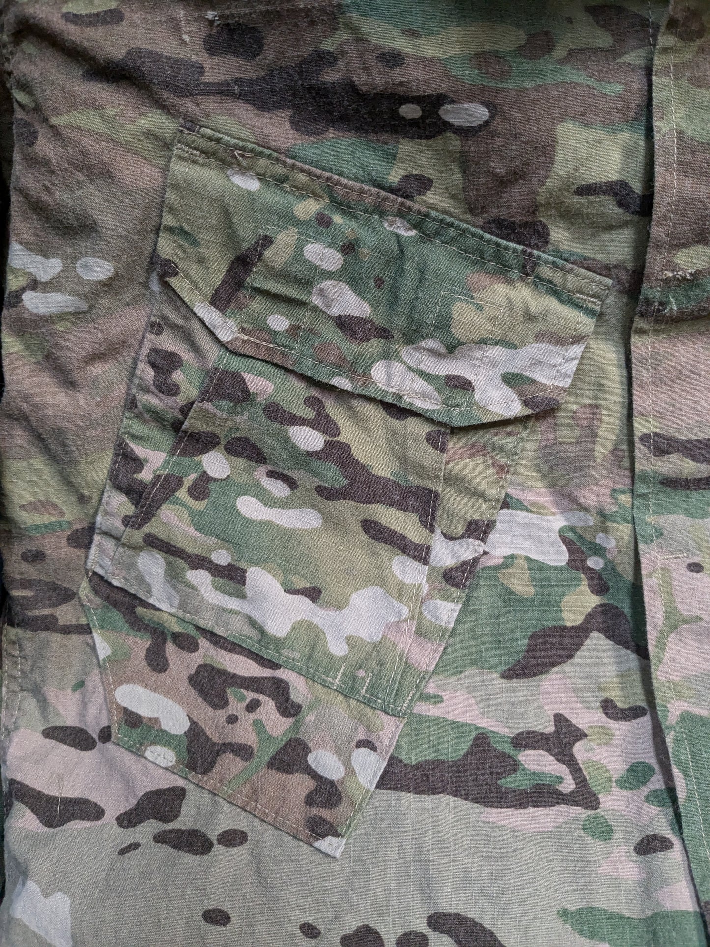 CRYE PRECISION MULTICAM FS4 FR ARMY FIELD SHIRT Large Short Used (ec10-GUA95)