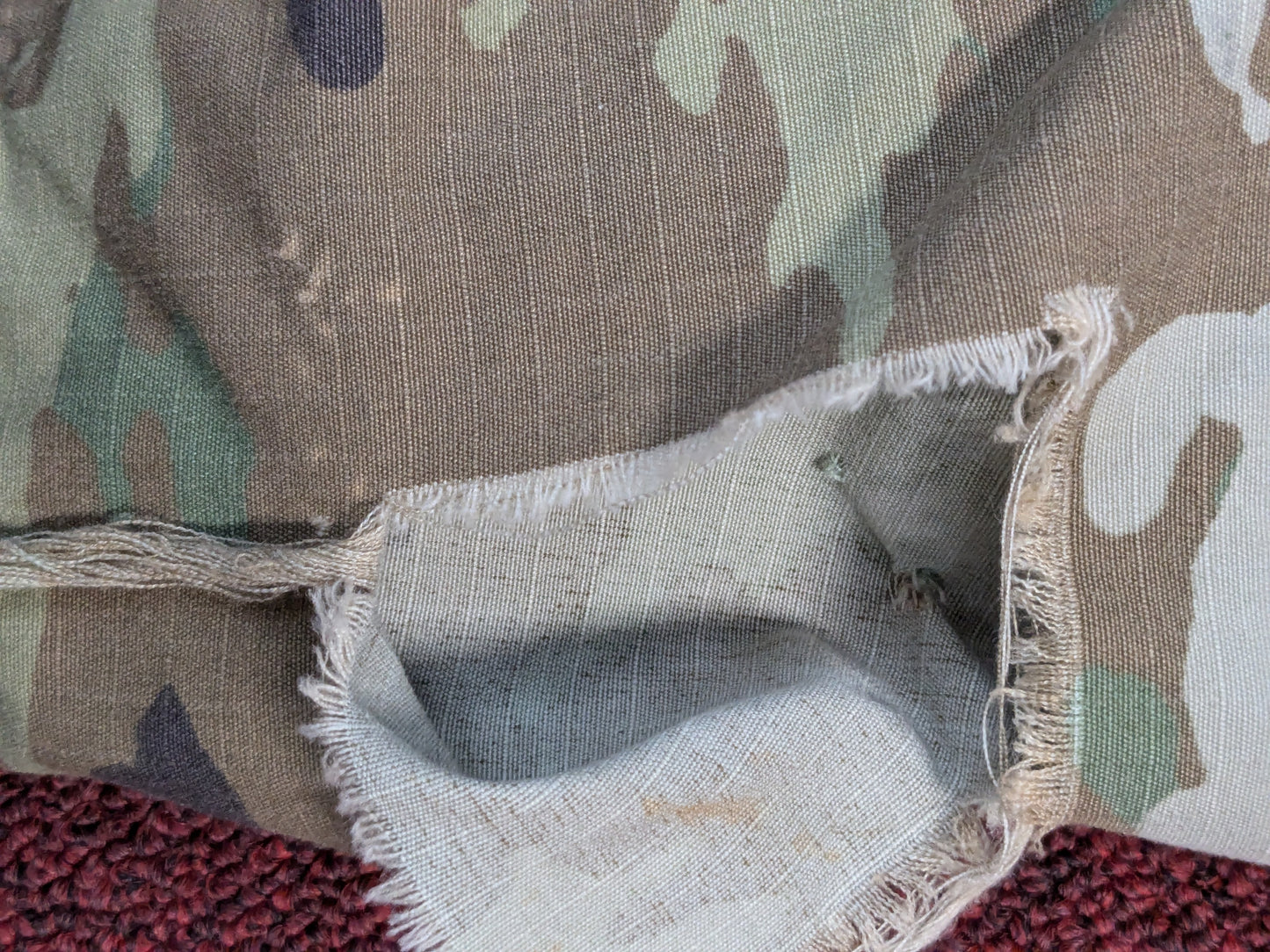 US Army X-LARGE Regular Traditional OCP Uniform Pants Air Force Used *Damaged* (ocp9- ea05-GUA108)