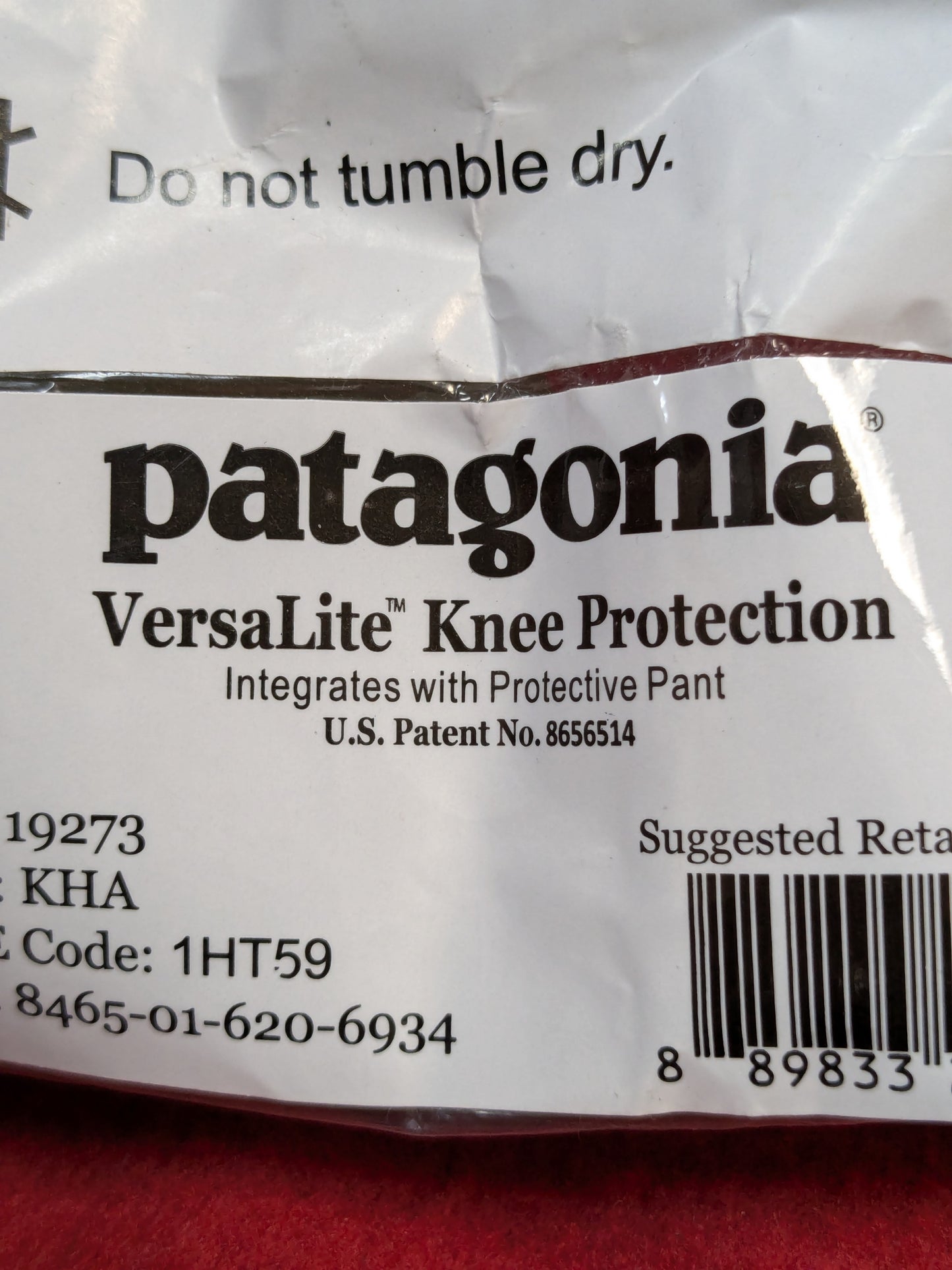 NOS Patagonia VersaLite Combat Knee Pads Khaki 6934 (a24- da9-GUA111)