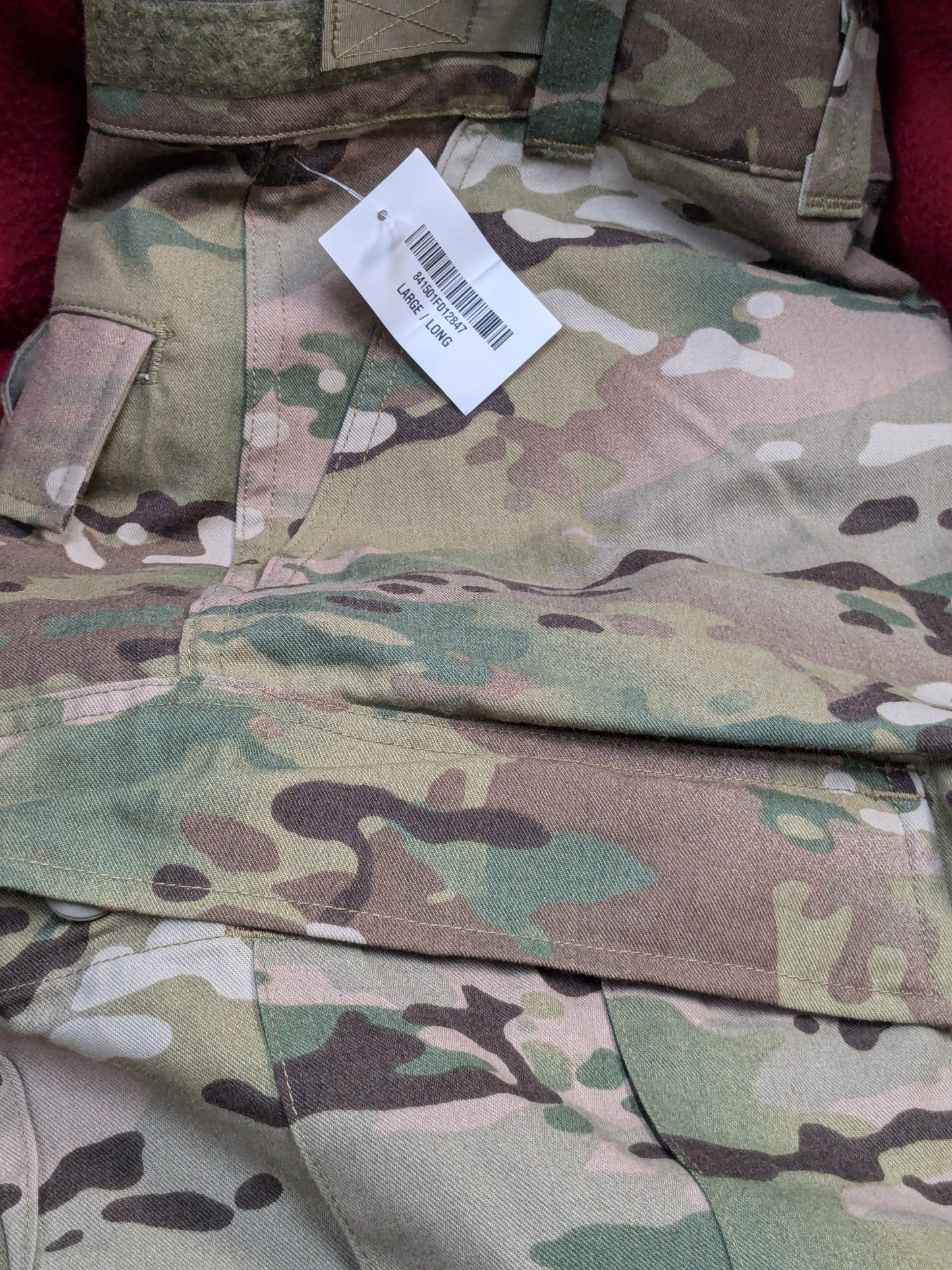 NWT US Army Deployment Large Long FRAC Combat Pants w/ Crye Knee Pads (ec11-PET02)