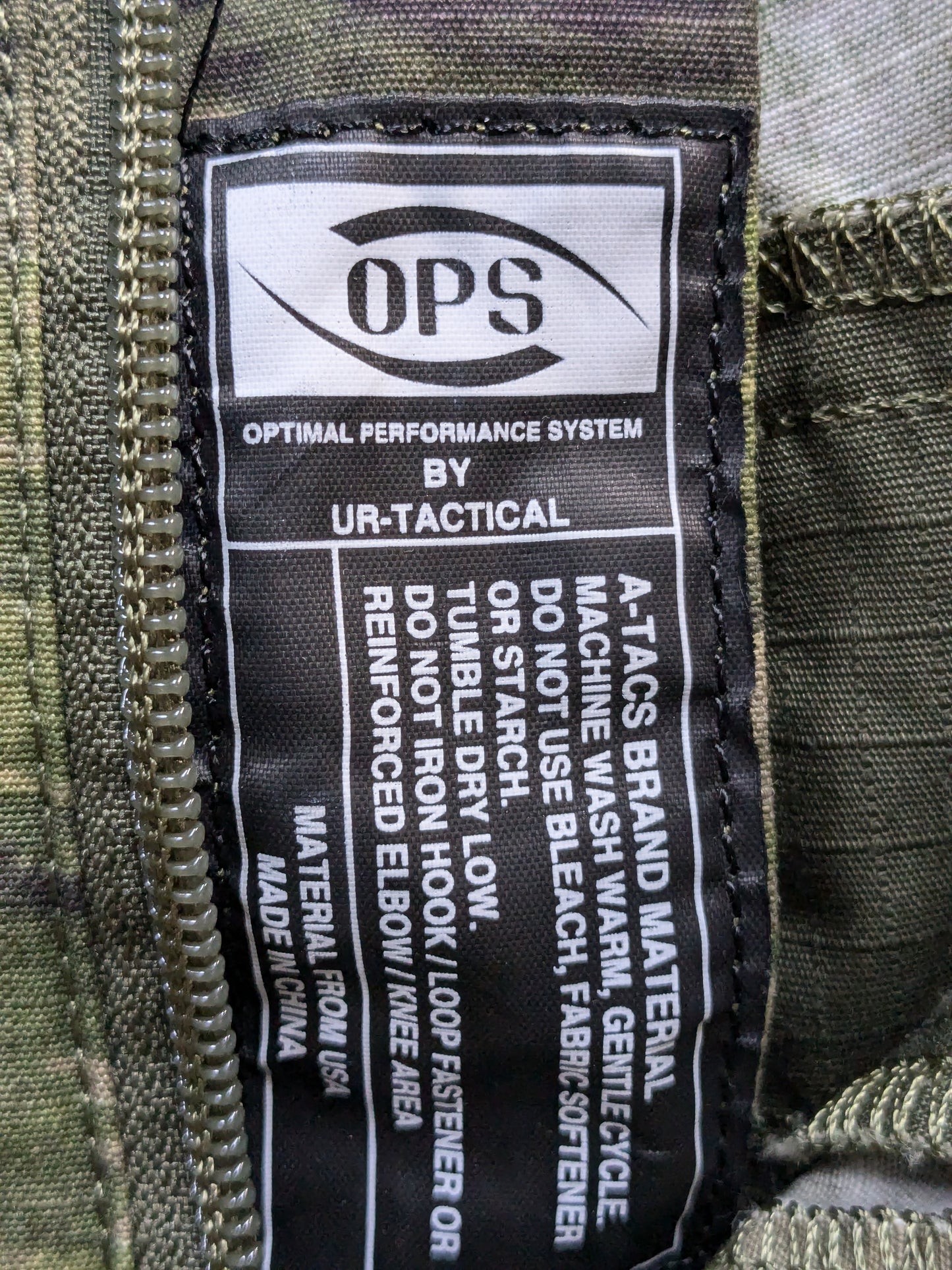 NOS OPS Ur-Tactical Lissom Tactical Shorts ATACs Camo size: 36 (04cr- ca15-PET05)