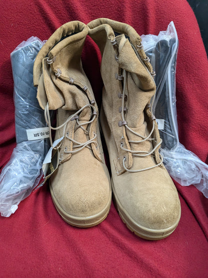 NWT Altama 11461B Gore-Tex Cold Weather Combat Military Boot Tan 10.5 REGULAR W/ Inserts (hc07-PET14)