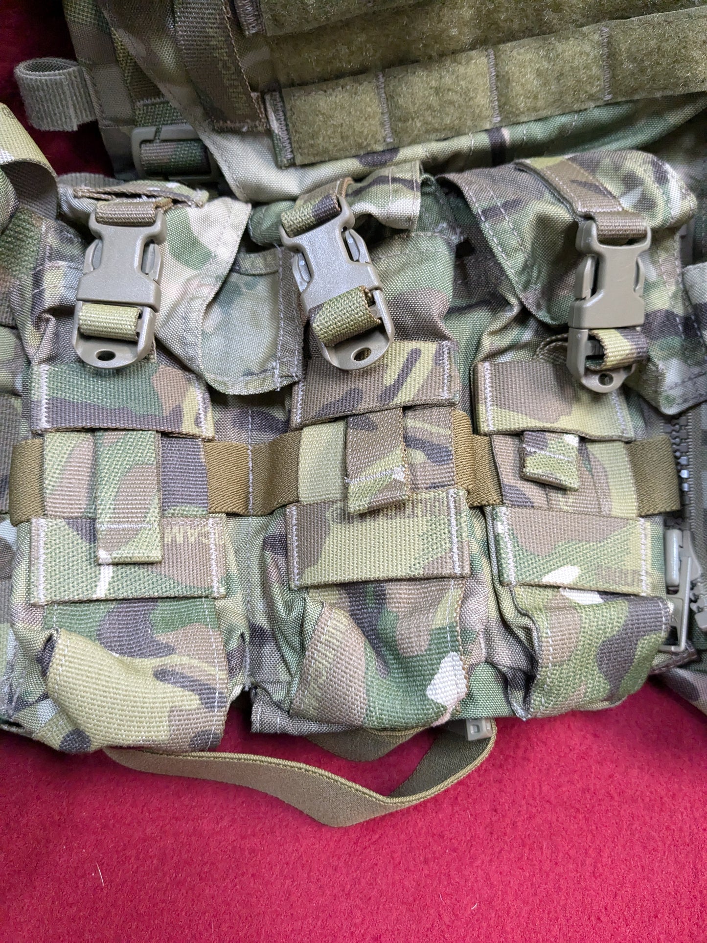 Crye Precision Multicam AVS CR1 Detachable Chest Rig W/ Harness And Pouches (11n- DC10-PET35)