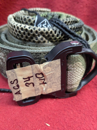 NOS Snake Eater Tactical 2 Piece AGS War Belt Set Size 34 (gcg1- da11-PET48)