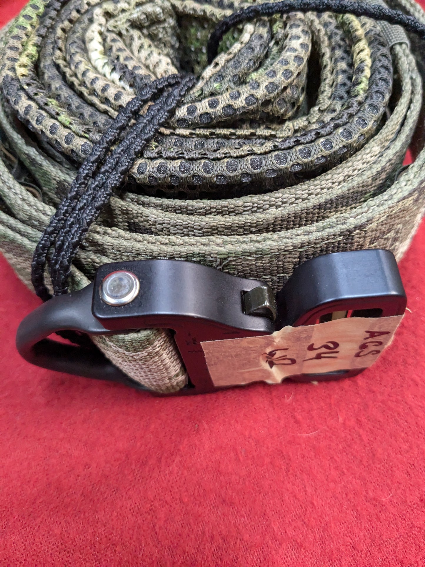 NOS Snake Eater Tactical 2 Piece AGS War Belt Set Size 34 (gcg1- da11-PET48)