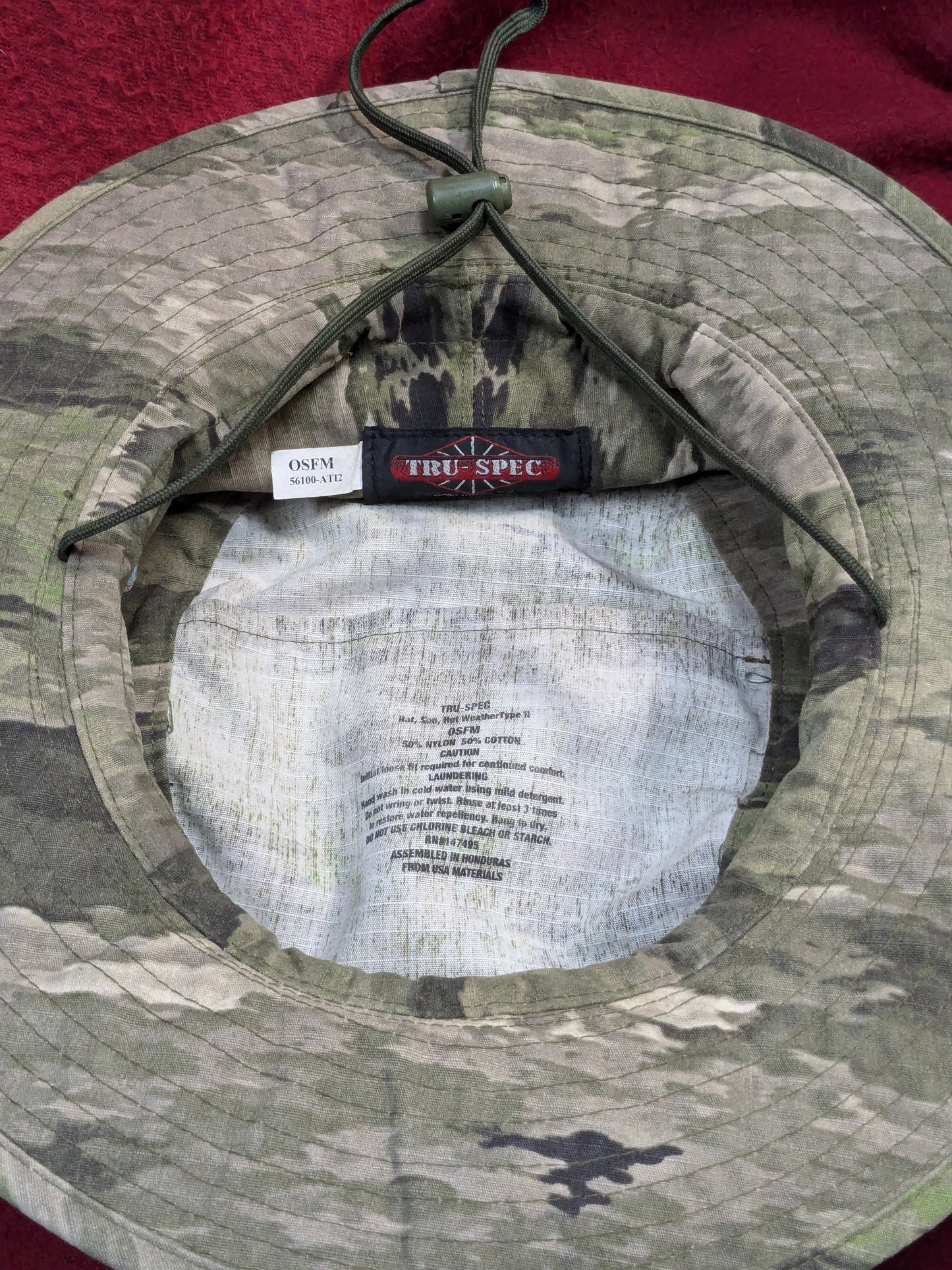 Tru-Spec Military Boonie Cap ATACS Excellent Condition (aa11-PET68)