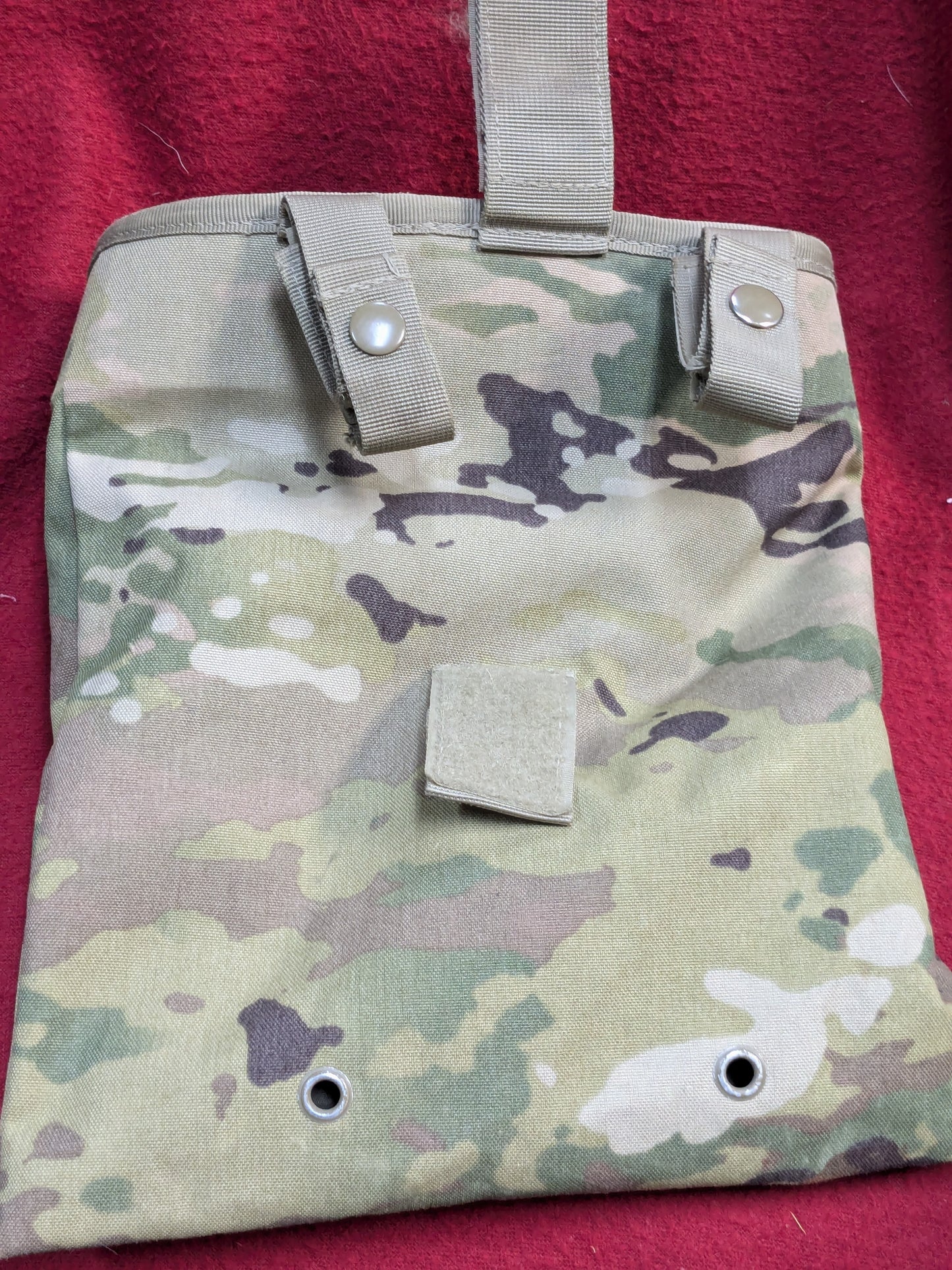 US Army LARGE ROLL UP DUMP POUCH OCP Multicam Used) (PET73)