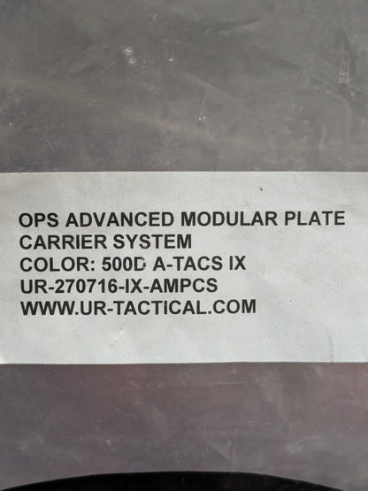 NOS OPS ADVANCED MODULAR PLATE CARRIER SYSTEM ATACS-IX (PET76)