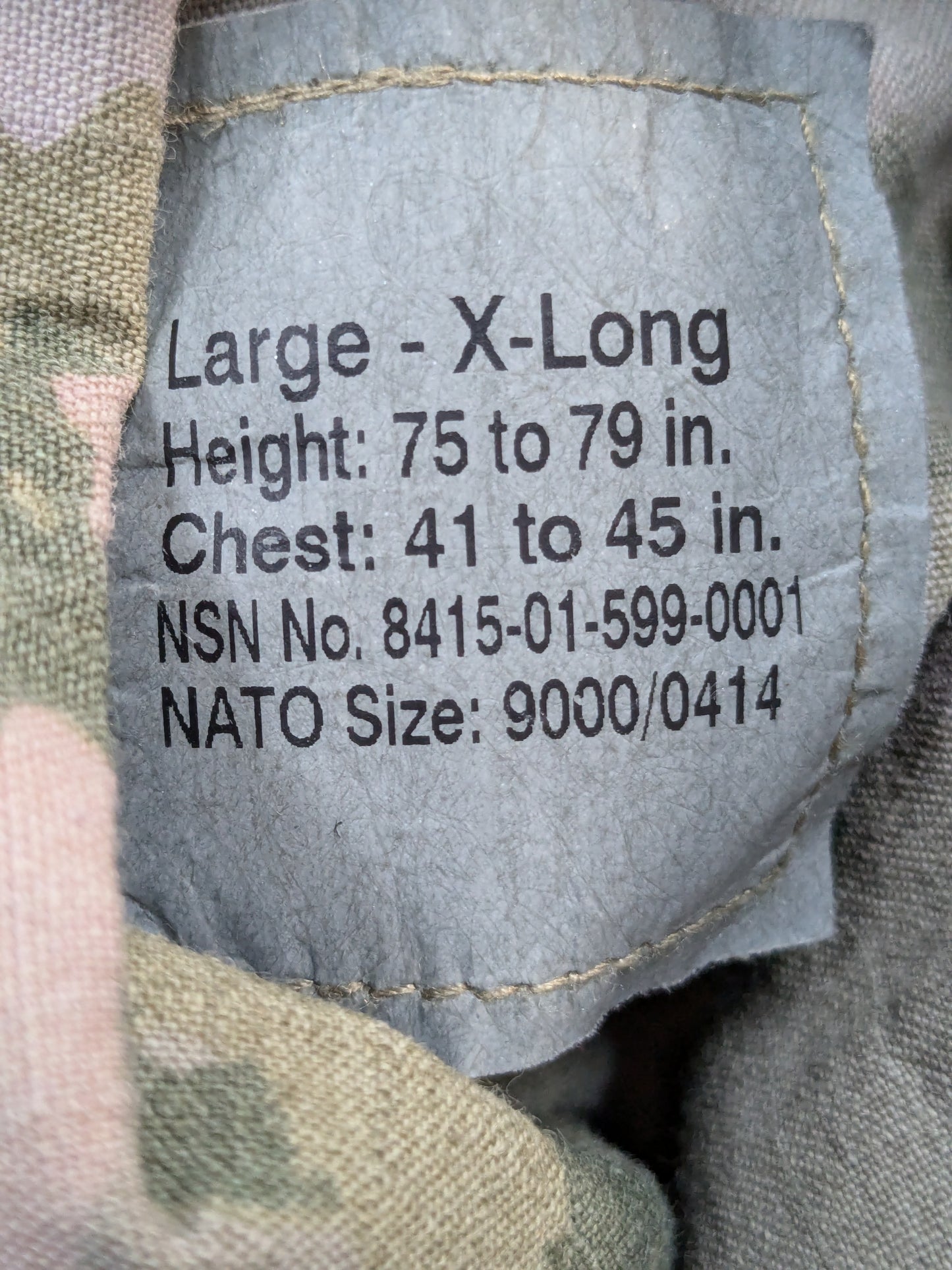 NWT SET of US Army Large X-Long OCP Uniform FRAC Top Pants (ec13-PET78)