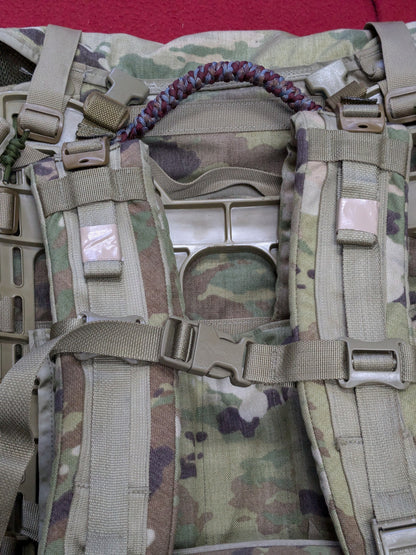 "Ranger Ready' OCP Large Molle II Ruck w/ The Gibson Mod w/ Name Tape & Cat Eyes CUSTOM ORDER (INGALLS)