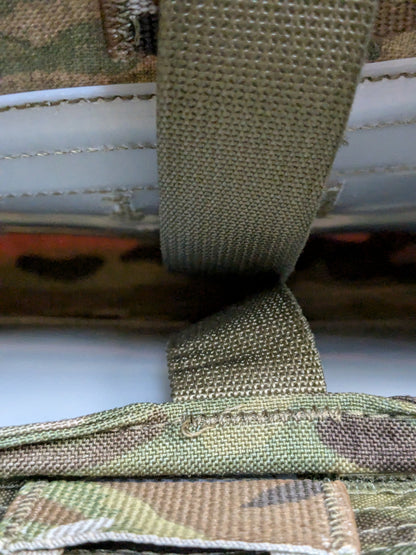 EAGLE INDUSTRIES Dual Use Battery Side Plate Pouch Multicam OCP Good Condition (PET93)