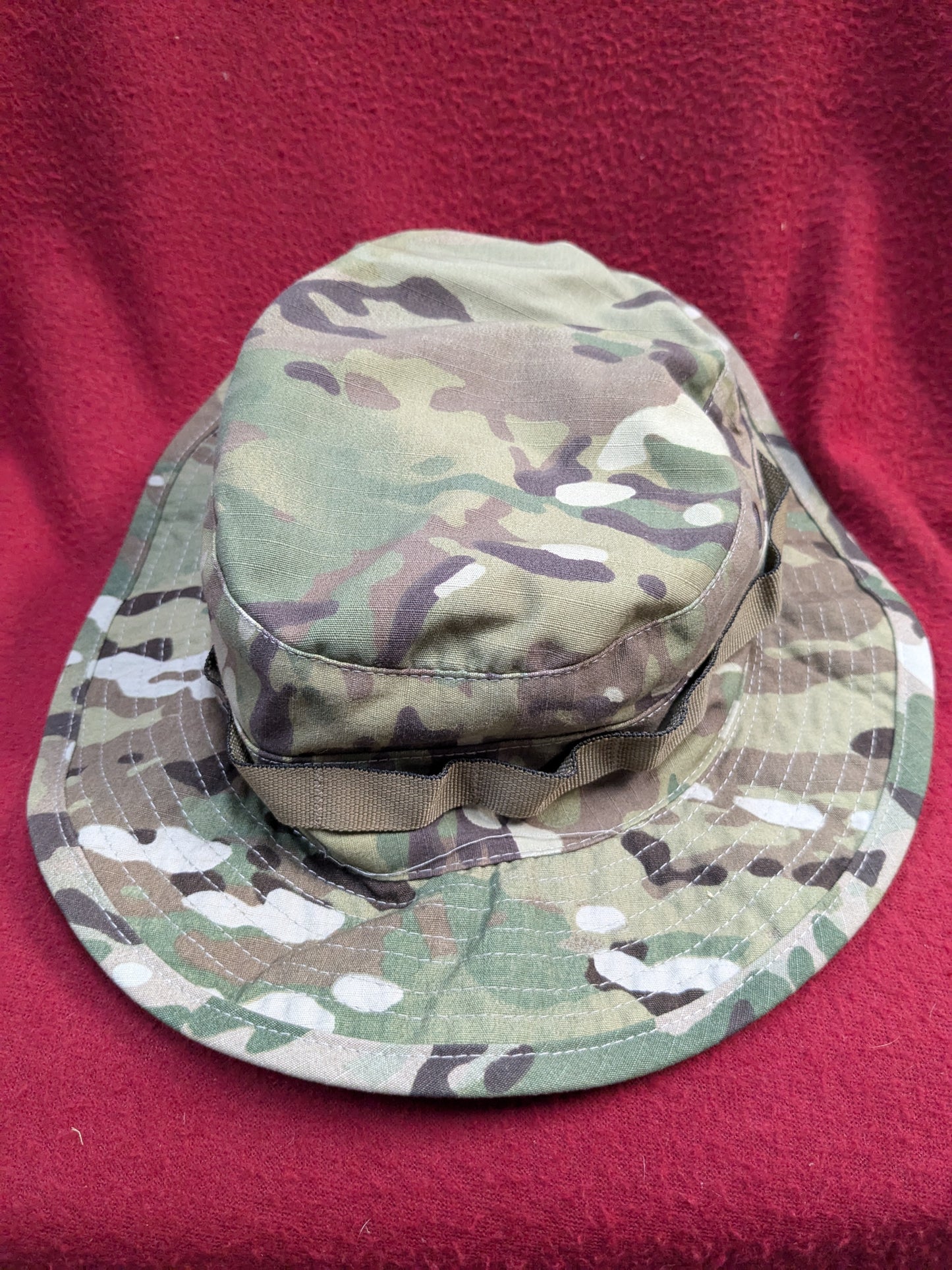 US Army desert camo boonie sun hat 7 1/2 Used (aa12-PET132)