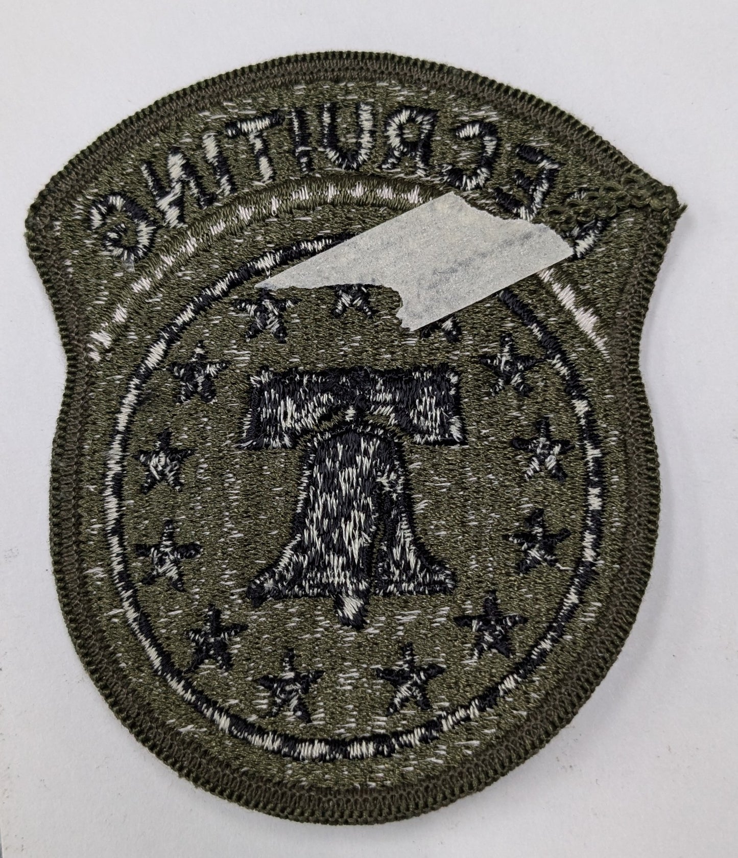 US Army Recruiting Command Patch Sew On Subdued Black OD (bu09-Rec)