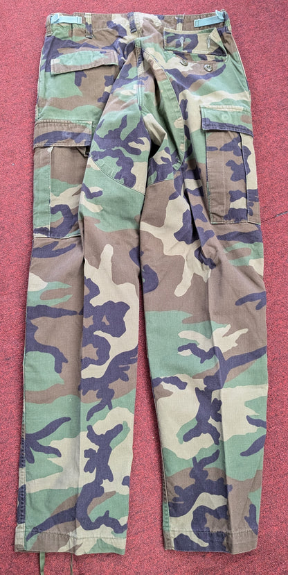 USGI Medium Long BDU Woodland Camouflage Tactical Pants Trousers (db08-25jan36)