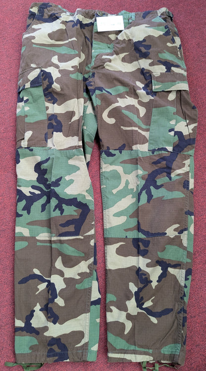 USGI X-Large Regular BDU Woodland Camouflage Tactical Pants Trousers (db08-25jan38)