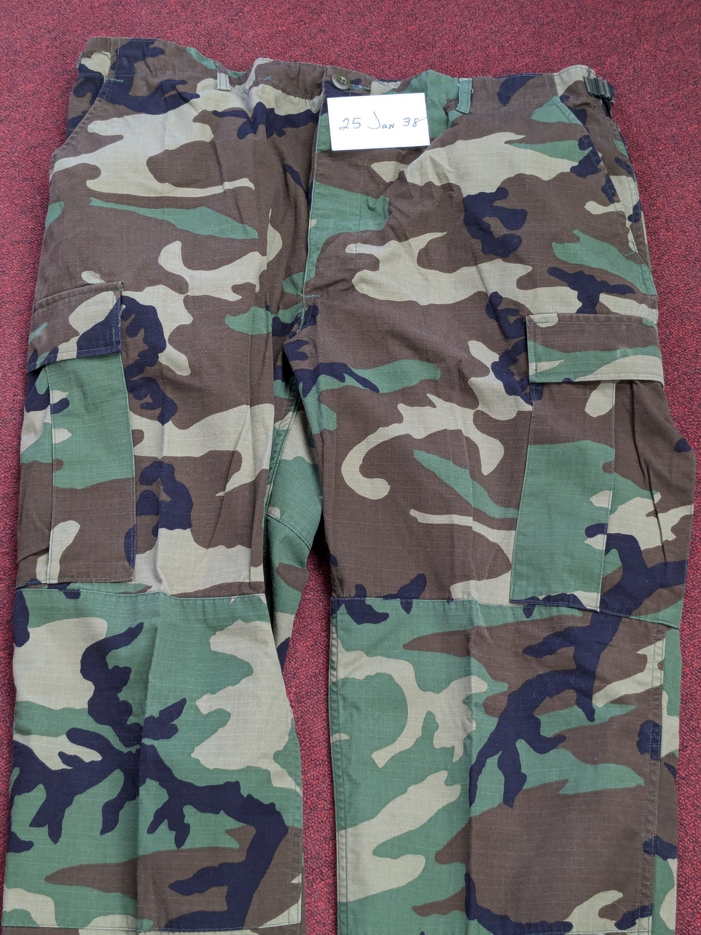 USGI X-Large Regular BDU Woodland Camouflage Tactical Pants Trousers (db08-25jan38)