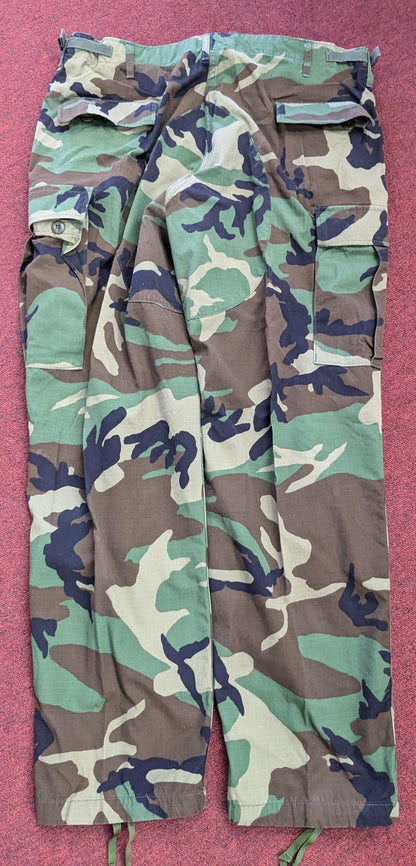 USGI X-Large Regular BDU Woodland Camouflage Tactical Pants Trousers (db08-25jan38)