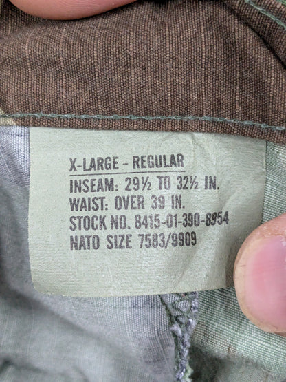 USGI X-Large Regular BDU Woodland Camouflage Tactical Pants Trousers (db08-25jan38)