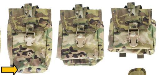 Omega Adjustable Height Canteen/Meds Box/Ammo Pouch Flapped Multicam OCP SO Tech Tactical (gtt)