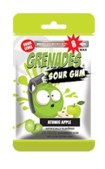 Apple Grenades Gum SOURS - Atomic Apple 24pcs (gtt)