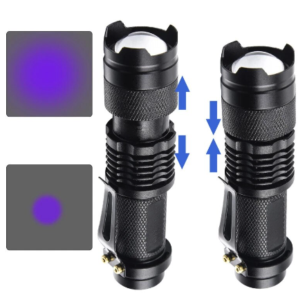 Blacklight UV LED Flashlight Portable Ultraviolet (gtt)