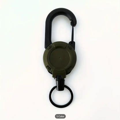 Lanyard Retractable Reel w Carabiner Knife Badge ID (gtt)