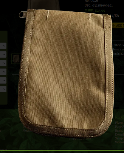 Coyote 4x6 Waterproof Cover Pocket (C946)