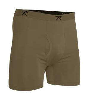 3826S Small Moisture Wicking Performance Boxer Shorts Coyote (gtt)