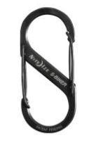 #2 Nite-Ize S-Biners Black Carabiner S-Clip (402)