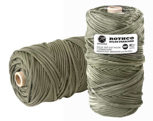 OD 300' 550lb Type III Paracord OD Olive Drab 300ft Rothco (139)