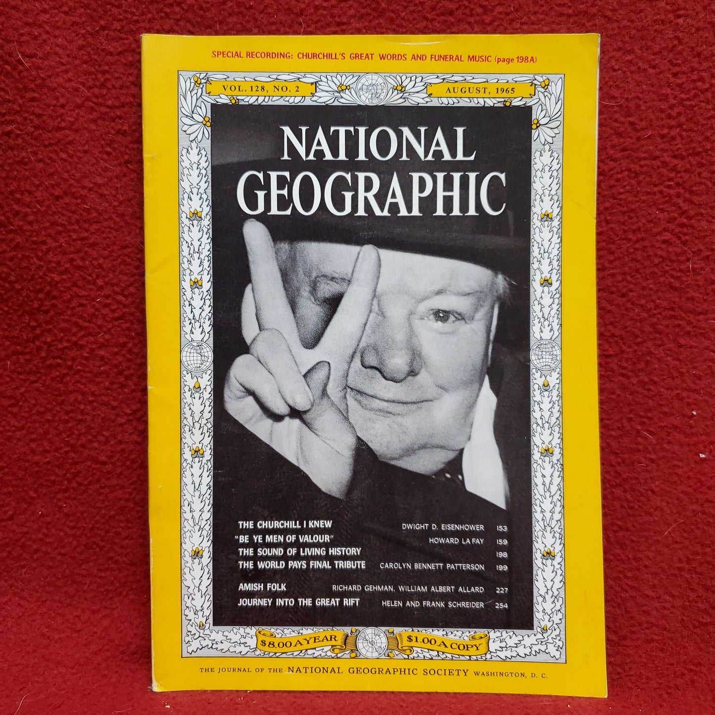 August 1965 National Geographic Vol. 128, No. 2 (ng01)