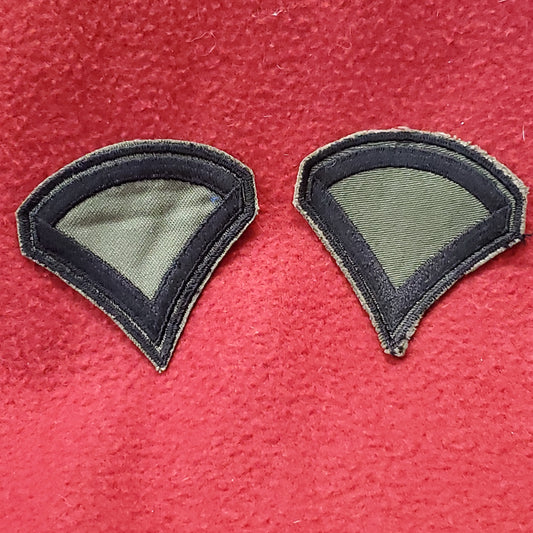 2pk Vietnam Era US Army Specialist Rank Male Blk/OD (v18L)