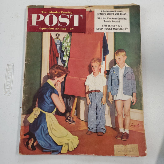 1952 Sept 20 - The Saturday Evening Post (Post)