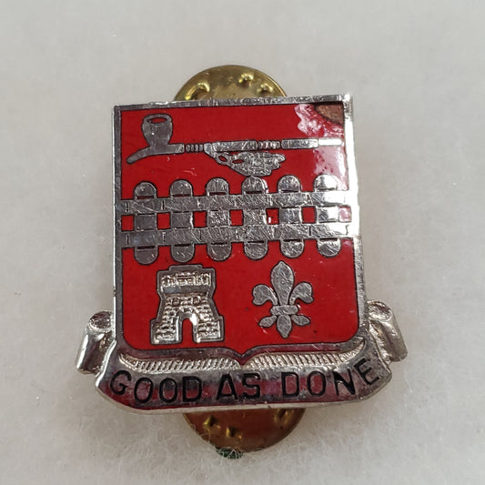 107th Engineer Battalion Unit Crest Badge Pin (jw08)