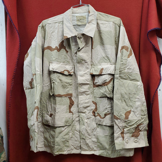 Medium Short DCU Desert Camo Top Jacket Uniform Excellent condition (a08 DC3-U)