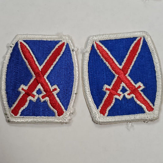 2pk Vintage 10th Mountain Infantry Division Patch (a7u)