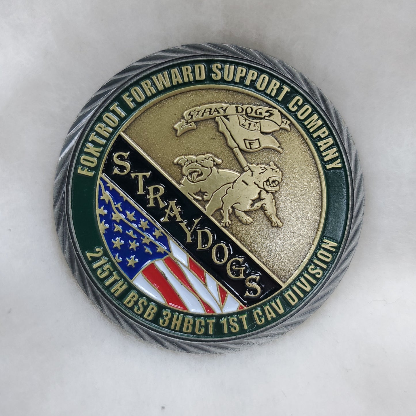 215th Brigade Support Battalion 3HBCT 1st Cav Division Challenge Coin (T4)