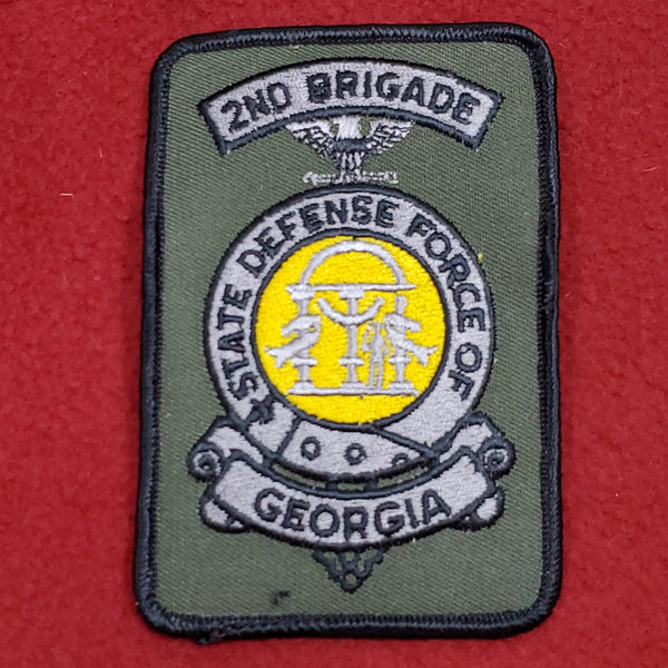 US Army Georgia National Guard Subdued Sew on Patch Unit Insignia (x04L)