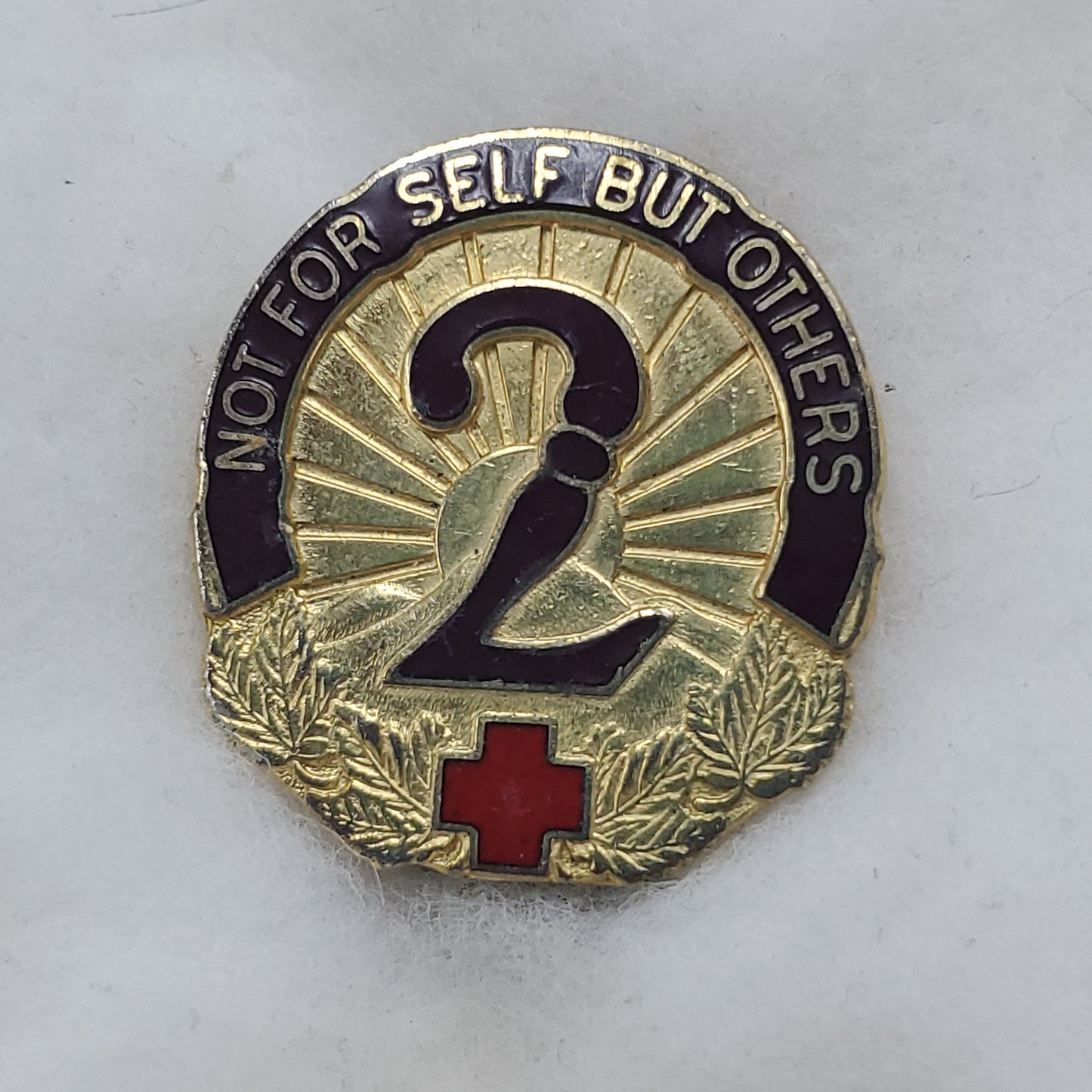 2nd General Hospital Crest Enamel Pin (T6)