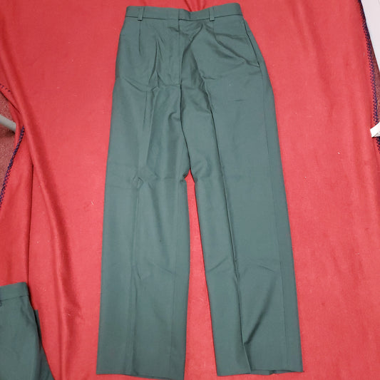 US Army Women's 10JP AG-489 Dress Green Pants Trousers (27a113)