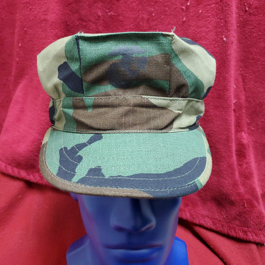 USGI Utility Cap Medium MC BDU Woodland Type I Camo (aa08-30)