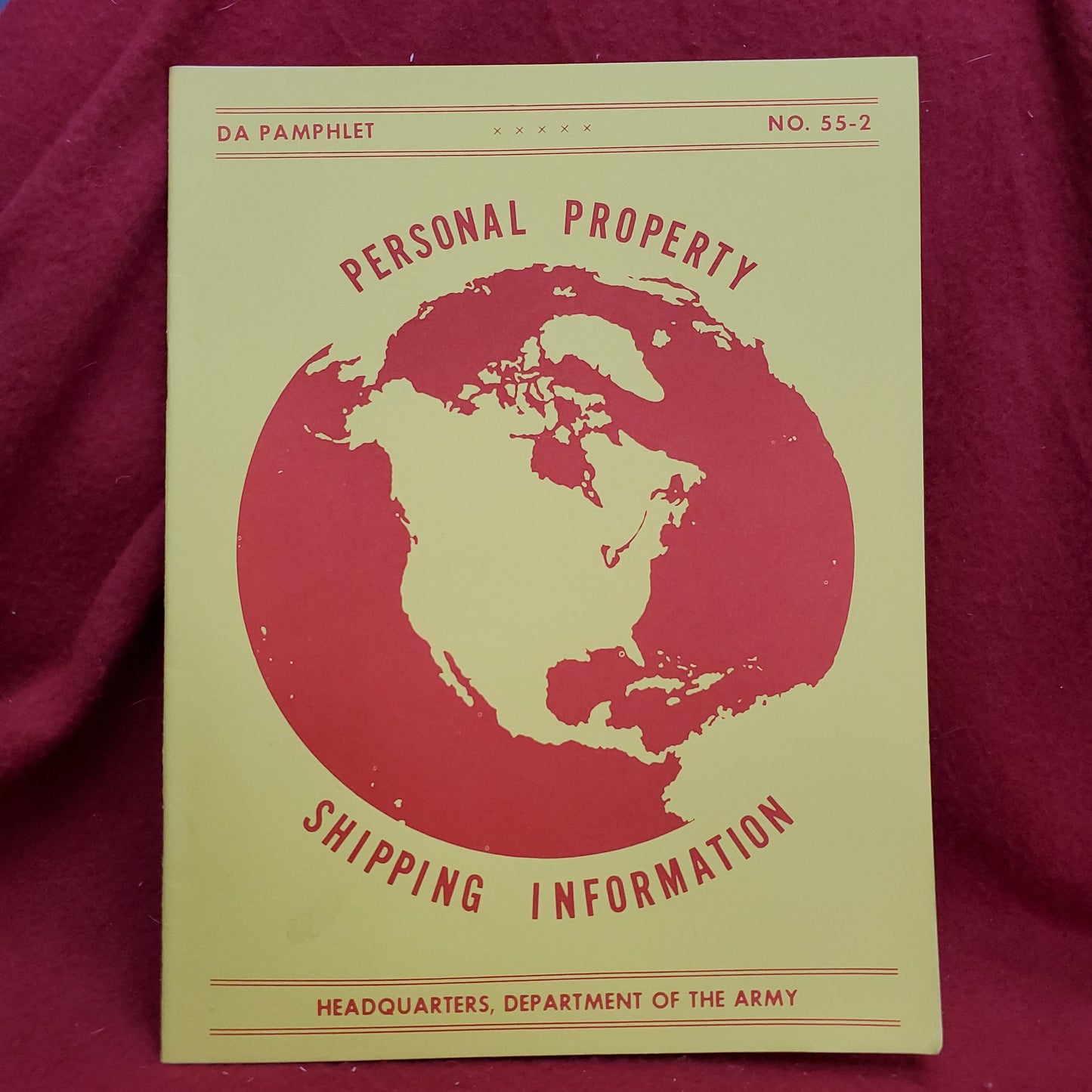 VINTAGE December 1968 "Personsl Property Shipping Information" (25s)